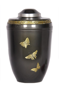 Urnes funéraires européennes pour cendres humaines, en laiton artisanal, urne commémorative en métal, métal pour embaumement - Product Image 5