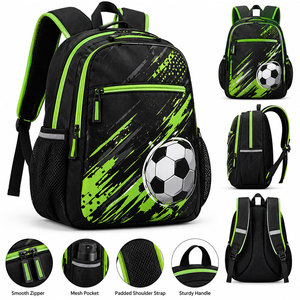 Sac à dos de football pour entraînement, graphismes personnalisés, compartiment à chaussures, poches latérales de rangement, compartiment principal spacieux, nylon, 50-70L - Product Image 4
