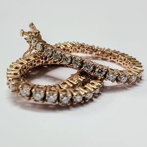 IGI Certified Custom Rose Gold Plated High Quality <b>Fine</b> Bracelets <b>Bangles</b> Diamond Hip Hop Jewelry <b>Fine</b> Chain & Link Bracelets - Product Image 5