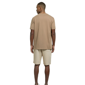 T-shirt de sport ajusté décontracté pour hommes Haut en jersey 100% coton avec logo solide T-shirt régulier et respirant anti-rides - Product Image 3