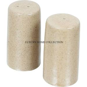 Moulins à sel et à poivre en marbre de conception durable de qualité supérieure avec mécanisme de broyage non corrosif pour une utilisation quotidienne. - Product Image 1