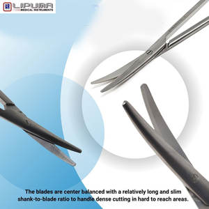 Tijeras Metzenbaum T/C rectas Premium de 9 pulgadas, instrumentos quirúrgicos manuales de acero inoxidable de alta calidad para cortar Mol - Product Image 4