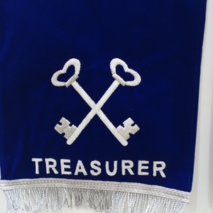 Masonic Regalia Free Masons Masonic Blue Lodge Cubiertas de pedestal Juego de 3 - Product Image 6