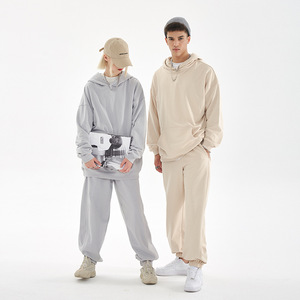 Alta calidad bajo OEM MOQ personalizado 16 colores 360g 100% algodón tallas grandes hombres sudaderas con capucha ropa de hombre - Product Image 1