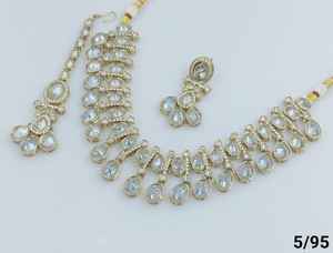 Moda último diseño de Gargantilla tradicional chapado en oro collar conjunto de joyas para mujeres - Product Image 4