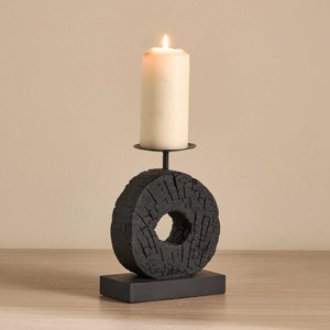 Lanterne à bougie élégante faite à la main Support de lumière décoratif de luxe Accent artistique pour la décoration de table de salon et de chambre à coucher - Product Image 3