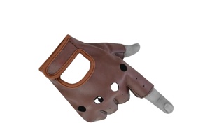 Guantes de lana térmicos elásticos para mujer, a prueba de viento, para conducir al aire libre, diseño moderno, lisos, de alta calidad, al por mayor - Product Image 3