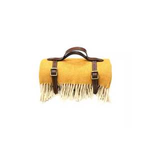 Manta de lana de espiga de mango supersuave, superventas, técnica tejida, uso en temporada de invierno, precio de fábrica - Product Image 4