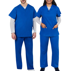 Cómodo juego de ropa médica con tela suave y ajuste ajustable para profesionales de la salud en todos los entornos de trabajo - Product Image 3