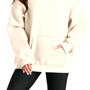 Recién llegado, las más vendidas, sudaderas con capucha para mujer, ropa informal de manga larga, sudadera con capucha de gran tamaño con hombros caídos y peso pesado para mujer - Product Image 6