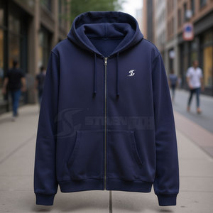 Sweats à capuche zippés sur mesure Nouvelle collection 2026 Vêtements décontractés pour hommes Sweats à capuche zippés pour adultes - Product Image 2