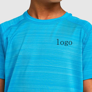 ชุดลำลองระบายอากาศผ้าฝ้าย100% แขนสั้นสีทึบโลโก้ตามสั่งสวมใส่สบายและมีคุณภาพสูง - Product Image 3