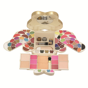 Kit completo de maquillaje en polvo con purpurina, resaltador de maquillaje, paleta de sombra de ojos de contorno, juegos de cosméticos, muestra gratis de mariposa - Product Image 1