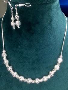 Pendientes de Aro Plateados de Diamantes, Conjunto de Pulsera, Joyería de Aleación de Cobre Estilo Punk para Bodas, Pendientes de Moda de 24 Horas - Product Image 2