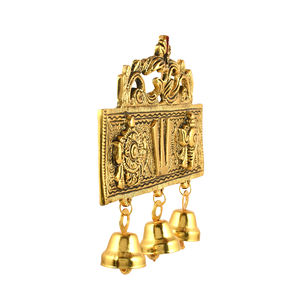 Gold-Plated Metal Tirupati Balaji <b>Sign</b> Welded Tableware for Thanksgiving Home Decor & Gifting - Product Image 4