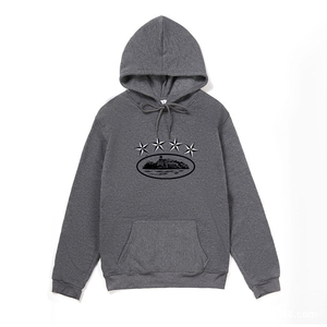 Mens Winter Hoodie Sweatshirt Zipper-Up Drawstring Pocket Solid <b>Design</b> High Quality 370 Grams Polyester/Cotton Hoodie sweatshirt - Product Image 2