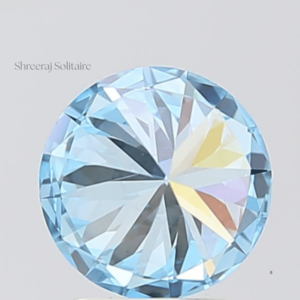 Diamant rond de 2,00 carats, bleu vif fantaisie, cultivé en laboratoire, certifié IGI, taille VVS2-VS1, clarté, diamant en vrac pour la fabrication de bijoux - Product Image 4