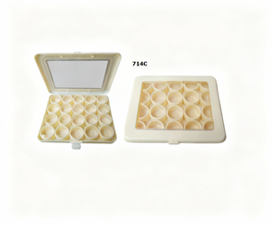 Caja de Plástico de Alta Calidad con 20 Latas Redondas, Vista Transparente, Tamaño 33mm X 20mm, Herramientas para Relojes, Venta al por Mayor, Precio Más Bajo, Mejor Producto - Product Image 3