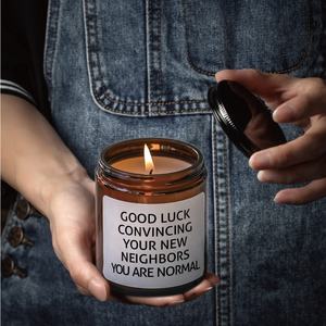 Smokeless Lead Free Cotton <b>Wick</b> Scented Glass <b>Candle</b> for Relaxation and Yoga - Product Image 6