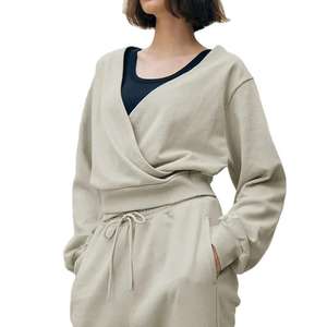 เสื้อฮู้ดผู้หญิง ผ้าเนื้อนุ่ม สวมใส่สบาย ทรงลำลอง รับสกรีนโลโก้ มีเชือกผูก เหมาะสำหรับใส่ในชีวิตประจำวัน สไตล์สตรีท ท่องเที่ยว และกิจกรรมต่างๆ - Product Image 1