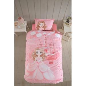 Classy Ranforce Single Sweet Princess V1 Powder <b>Duvet</b> <b>Cover</b> Set - Product Image 1