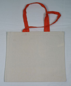 Grand sac fourre-tout en toile de coton écologique Sacs promotionnels réutilisables, recyclables et personnalisables avec poignée supérieure pour les courses - Product Image 1