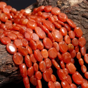 Cornaline naturelle lisse forme ovale perles brin cornaline perles de pierres précieuses en vrac pour la fabrication de bijoux 5X7mm au prix de gros en vrac - Product Image 6