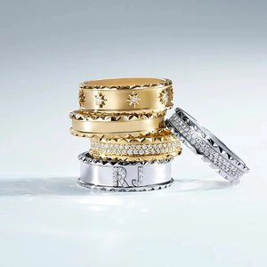 Unisex Luxury 10K Gold Moissanite Diamond Ring Modern Pyramid <b>Edges</b> Wedding Statement <b>Band</b> for Engagement or Anniversary Gift - Product Image 6