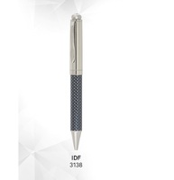 Stylo à bille métallique noir et doré simple et élégant de 0.5mm pour accessoire d'écriture à prix réduit pour l'école et le bureau