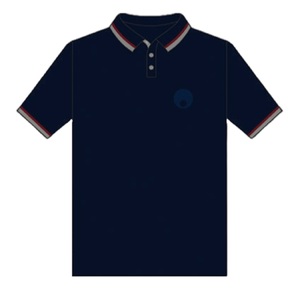 T-shirt 100% coton piqué pour homme polo en coton doux uni col de créateur manchette 220 gsm broderie de poitrine coupe ajustée - Product Image 1