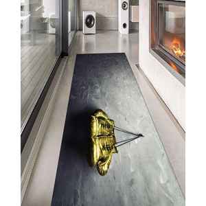 Tapis de boxe doré, Tapis de loft, Tapis de boxe, Tapis motivant, Tapis en velours - Product Image 4