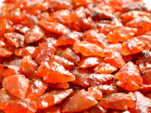 หัวลูกศรปลายแหลมคาร์เนเลี่ยนสีส้มสำหรับทำเครื่องประดับและหุ้มลวดแกะสลักหินตกแต่งด้วยลูกศรคาร์เนเลียนหยาบแบบธรรมชาติ - Product Image 2