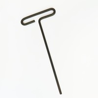 Kunci Allen Hex T-Handle Presisi Tinggi Torsi Besar Pegangan Stabil 3mm 4mm 5mm 6mm Langsung dari Pabrik