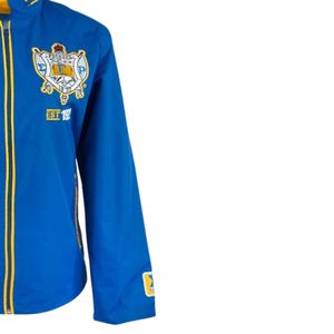 Giacca giacca a vento Sigma Gamma Rho SGRho con cappuccio 100 in poliestere ricamato lettere greche da donna capispalla - Product Image 4