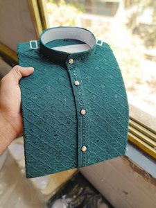 Pijama elegante de Kurta del desgaste del partido por el exportador al por mayor Fabzone - Product Image 3