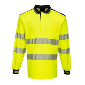 2026 OEM Men's High Visibility Construction Polo Shirts Short Sleeve Reflective Safety Polo T-Shirts Security Safety Polo Shirts - Product Image 1