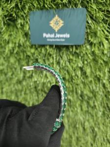 Reloj de Hombre con Esmeralda y Diamantes, Último Diseño de Moda para Fiestas Elegantes, Lujo, Estilo Hip Hop, Cierre de Pulsera, Reloj con Moissanita - Product Image 6