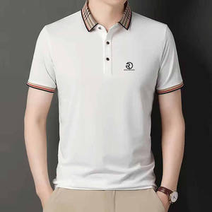 Polo de alta calidad para hombre al por mayor superior para ropa informal, Camisa de algodón 100%, polos transpirables de talla grande para hombre - Product Image 6