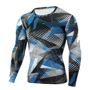 Rashguard de sublimation pour homme de haute qualité (Polyester/Nylon séchage rapide manches longues) - Marque privée Vente en gros Expédition mondiale rapide - Product Image 1