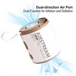 Bomba de Aire Portátil para Camping, Inflador/Desinflador con Luz LED, Cuerpo Magnético, Recargable Tipo-C, para Colchones Inflables y Flotadores de Piscina - Product Image 2