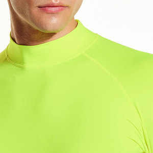 100% de alta calidad para hombres de Spandex largo/poliéster Rash Guard impresión sublimada gimnasio Fitness Wear para adultos - Product Image 4