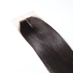 Cierre 2x6 2x4 El cabello humano vietnamita debe tener el artículo HD delgado y duradero encaje transparente meticulosamente - Product Image 1