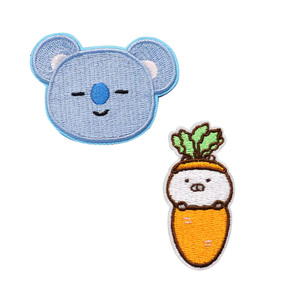 Dernière conception personnalisée mignon usine de haute qualité Patch de broderie en gros broderie fer à coudre sur patchs pour vêtements - Product Image 3