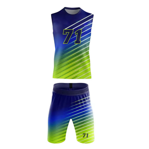 Uniforme 7 contra 7 de Último Diseño y Estilo Nuevo, Uniforme 7 contra 7 de Color Sólido de Primera Calidad para Venta en Línea - Product Image 2