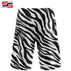 Short de bain en tissu polyester recyclé à séchage rapide pour hommes Pantalon court de plage imprimé par sublimation pour vêtements décontractés - Product Image 2