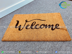 เสื่อใยมะพร้าวสำหรับตกแต่งทางเข้าบ้าน รูปทรงสี่เหลี่ยมผืนผ้า สีน้ำตาล ทำจากเส้นใยธรรมชาติ ใช้กันอย่างแพร่หลาย - Product Image 4