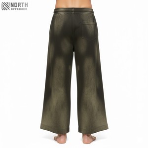 Streetwear Manufacturer Double Waist Vintage Trendy Brand New Casual Wide Leg Straight Leg Loose Baggy Pants Men <b>Winter</b> <b>Trousers</b> - Product Image 1