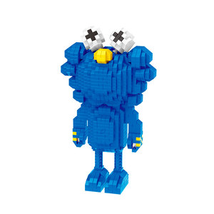 Cookie Monster 1097PCS DIY Educational <b>Building</b> Blocks Toy ABS Plastic Construction <b>Model</b> for Ages 5-7 Years - Product Image 1