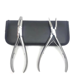 Kit de pinces d'extension de cheveux à kératine avec logo personnalisé de haute qualité outils réutilisables en plastique en acier inoxydable outils de kératine en gros - Product Image 5