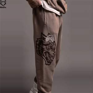 Nouveau pantalon de haute qualité pour hommes pantalons de survêtement en coton épais sérigraphiés pantalons avec logo personnalisé pantalons de jogging pour hommes streetwear - Product Image 6